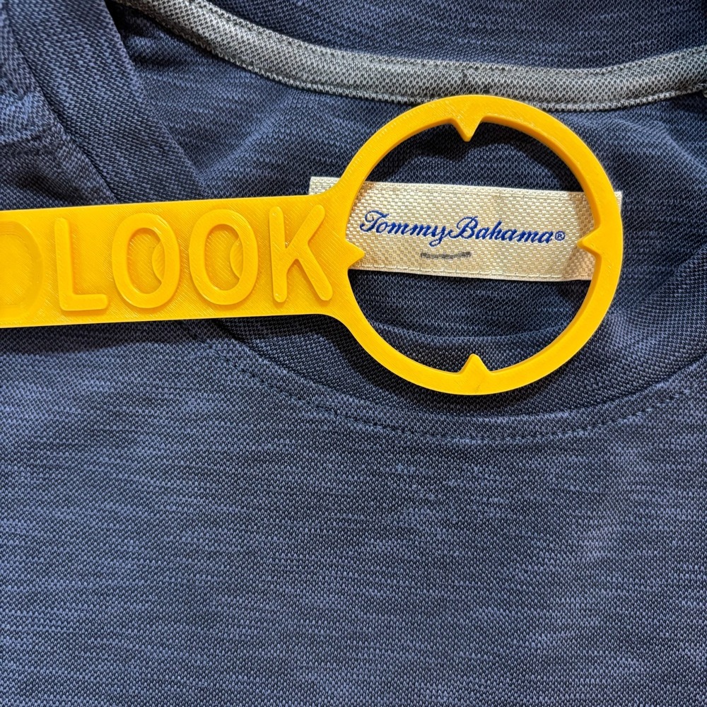 Tommy Bahama‎ Mens Blue Slub Knit Marlin Logo Short Sleeve T-Shirt XL - Picture 3 of 6